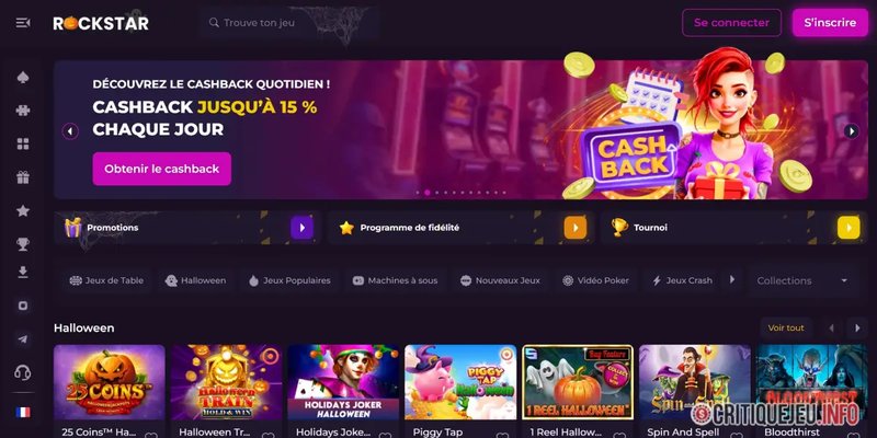 Connexion rockstar casino à France